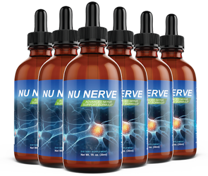 NU Nerve Advanced Nerve Support Formula bottles - official product